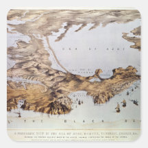 Panoramic view of the Sea of Azof Sticker