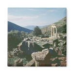 Panoramic view of the site with the tholos temple refrigerator magnets