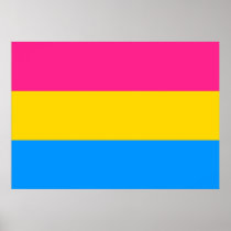 Pansexual Pride Flag Poster