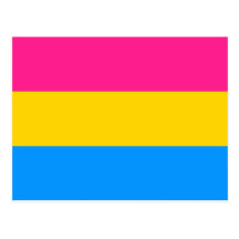 Pansexual Pride postcards