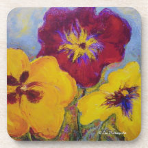 Pansies Coasters