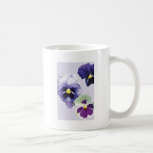 Pansies Coffee Mugs