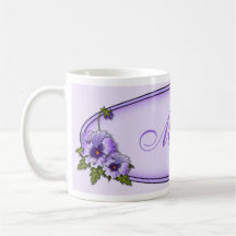 Pansies for Mom Coffee Mug