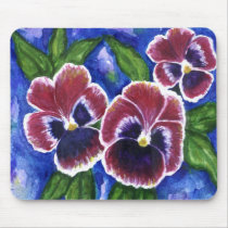 Pansies Mouse Mats