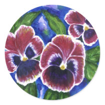Pansies Sticker