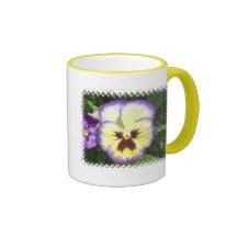 Pansy Flower Pictures Coffee Mug