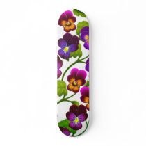 Pansy Garden Skateboard
