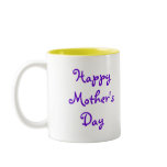 Pansy Happy Mother's Day Mugs