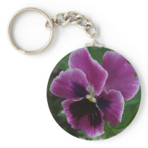 Pansy Pictures Keychain
