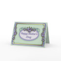 Pansy Scrolls Mother's Day cards