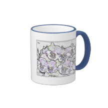 pansy sketch, Pansy Coffee Mug