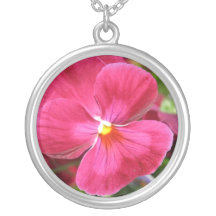 Pansy with Faerie Necklace