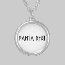 panta rhei alles fliesst necklaces
