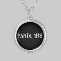 panta rhei alles fliesst necklaces