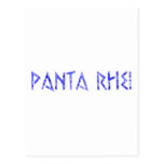 panta rhei alles fliesst postkarte