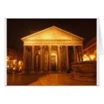 Pantheon at night card