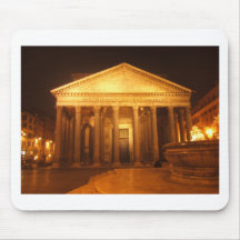 Pantheon at night mouse pad