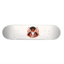 Panther-Baseball-1White-T-2 Skate Board Deck