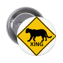 Panther Crossing Highway Sign Pins