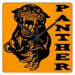Panther Square Wall Clocks