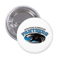 Panthers Pin Small (White)