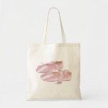 Pantoufles roses de chaussures de ballet sac en toile