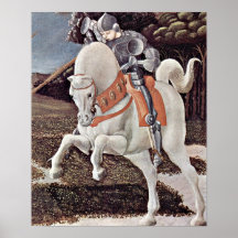 Paolo Uccello - St George fighting the dragon Posters