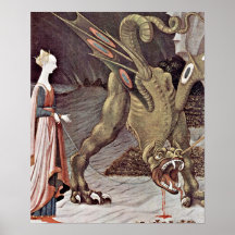 Paolo Uccello - St George fighting the dragon Poster
