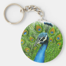Paon Keychain Porte-clés