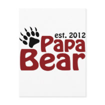papa bear claw 2012 post card
