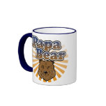 Papa Bear, Cool Fathers Day Vintage Look mugs