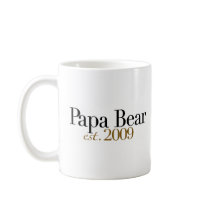 Papa Bear Est 2009 Coffee Mug