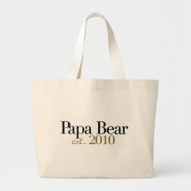 Papa Bear Est 2010 Bags
