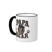 Papa Bear Father's Day Gear Coffee Mugs