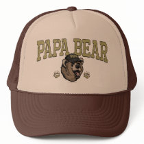 Papa Bear Gifts for Dad Trucker Hats