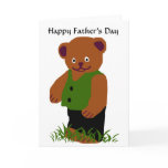 Papa Bear, Happy Father's Day blank card