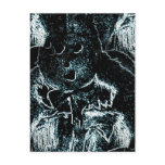 Papa Bear Vintage Design Postcard