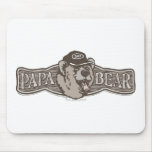Papa Bear Wear Logo Mouse Pads
