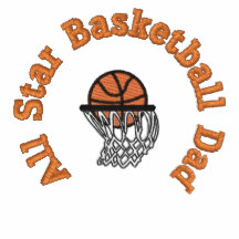 Papa de basket-ball d'All Star Polo Brodé