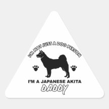 Papa de chien d'Akita de Japonais Adhésif