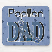 PAPA de Papillon Tapis De Souris