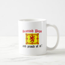 Papa écossais fier mugs à café