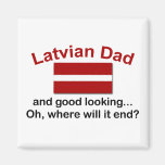 Papa letton beau magnets