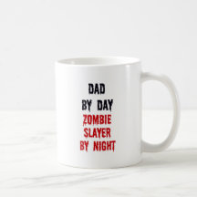 Papa par le tueur de zombi de jour par nuit tasse