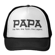 Papa: the Man, the Myth, the Legend Gifts Mesh Hat