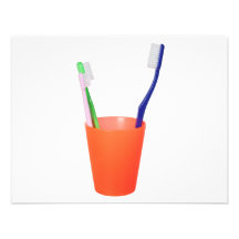 Papa toothbrush and little toothbrush announcement