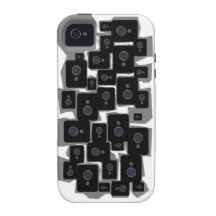 Paparazzi iPhone 4 Case-Mate Vibe. White