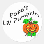 Papas Lil Pumpkin Stickers