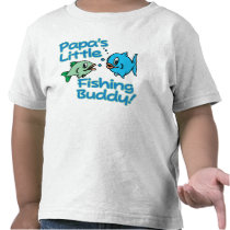 PAPA'S LITTLE FISHING BUDDY! TEE SHIRTS
