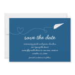 Paper Airplane Save the Date invitations